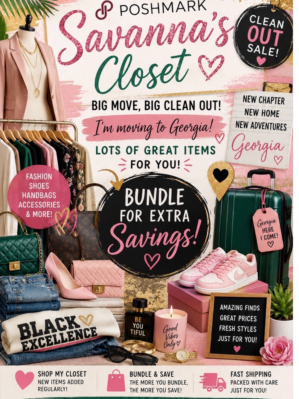 ✨ **Savanna's Closet is having a BIG Clean-Out Sale!** ✨